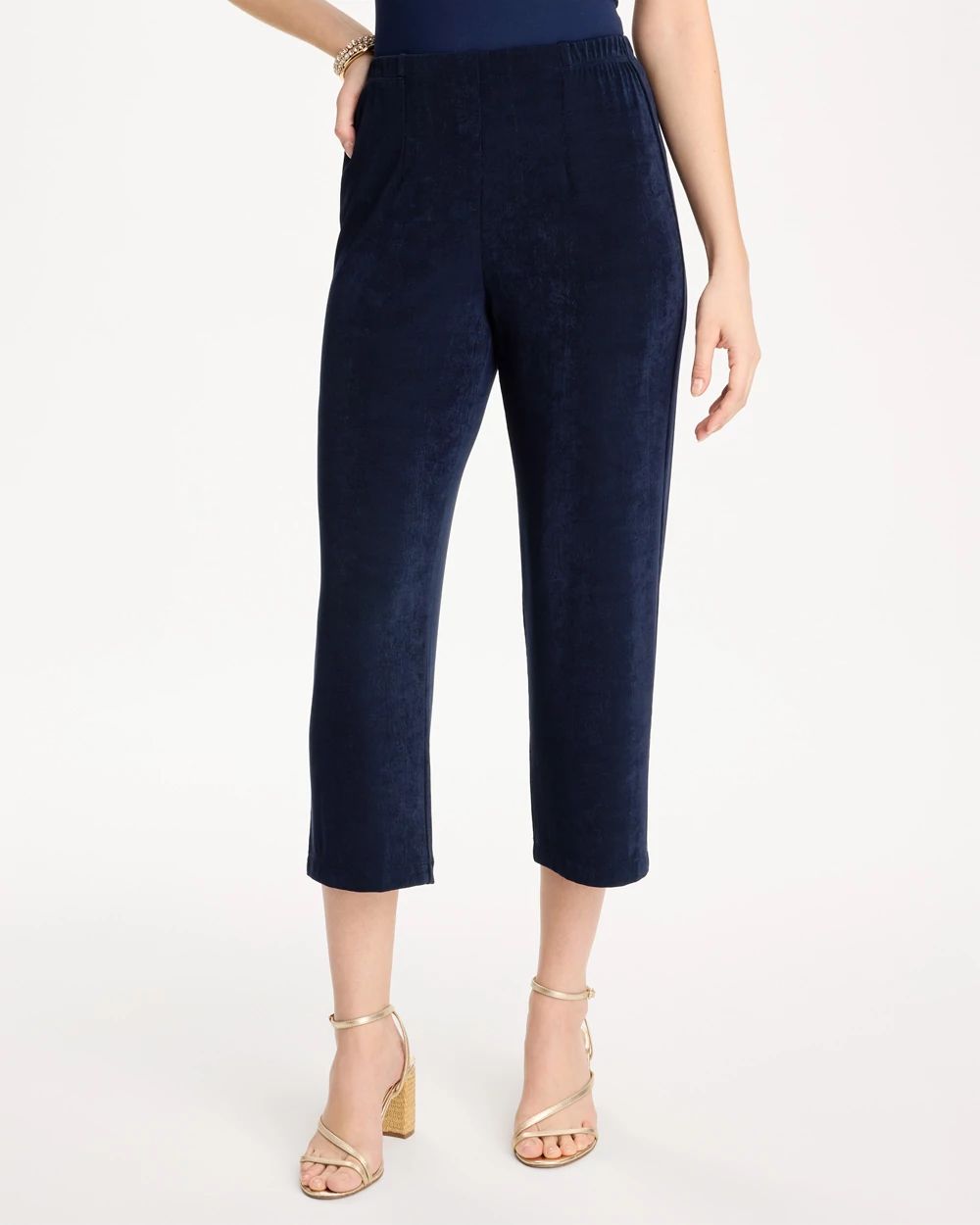 J*N様 希少 EASY PANTS NO SIDESEAM comoli好きに Travelers™ No Tummy Cropped Pants | Chico's